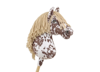 Keppihevonen - Hobby Horse Brown Leopard Beige Harja A3