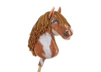 Keppihevonen - Hobby Horse A3 Tobiano Ruskea Harja