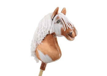 Keppihevonen - Hobby Horse A3 Tobiano Valkoinen Harja