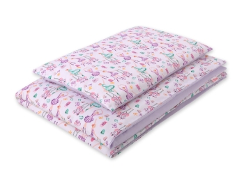 2-osainen vuodevaatesetti - 100x135 Mini - Violetti Ballerinat