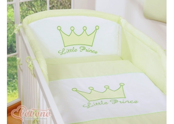 3-osainen vuodevaatesetti vauva  Little Prince/Princess Vihreä