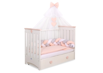 Hyttysverkko pinnasänkyyn Beige Sifonki