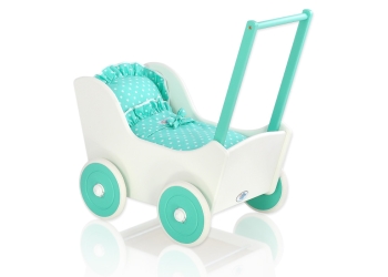 Minttu Puinen leluvaunu Minttu Valkoinen
