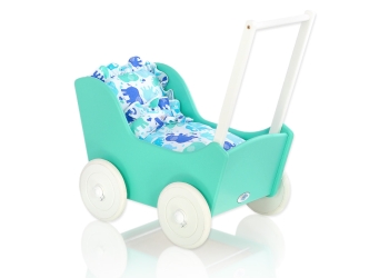 Minttu Puiset nuken vaunut Minttu Valkoinen