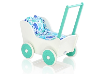Minttu Puiset nuken vaunut (Valko-Minttu) Minttu Valkoinen