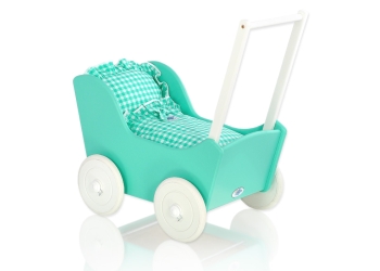Minttu Puiset nuken vaunut (Valko-Minttu) Minttu Valkoinen