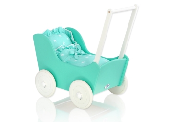 Minttu Puiset nuken vaunut (Valko-Minttu) Minttu Valkoinen