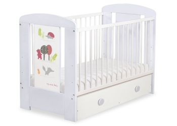 Pinnasänky 120x60cm Hullu susi + Säilytyslaatikko  MAXI Metsä