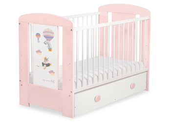 Pöllöt vauvan sänky 120x60cm Hullu susi  Säilytyslaatikko  MAXI