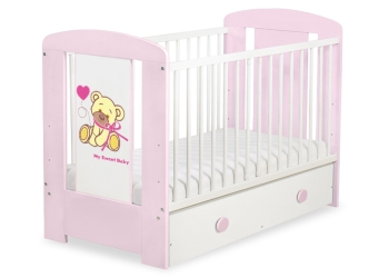Vauvan sänky 120x60cm Nalle + Säilytyslaatikko   MAXI