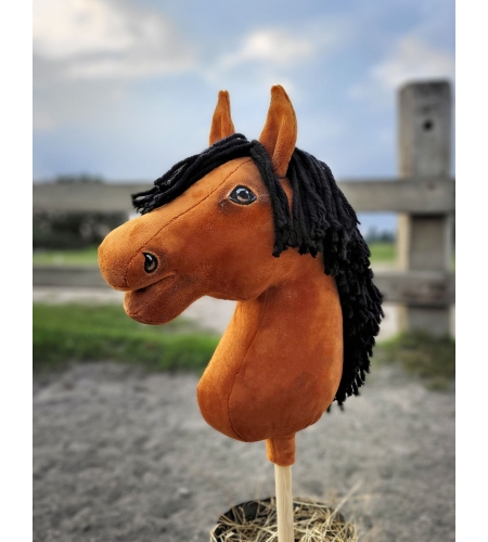 Hobby Horse Keppihevonen - Vaaleanruunikko Hevonen, Musta Harja A3