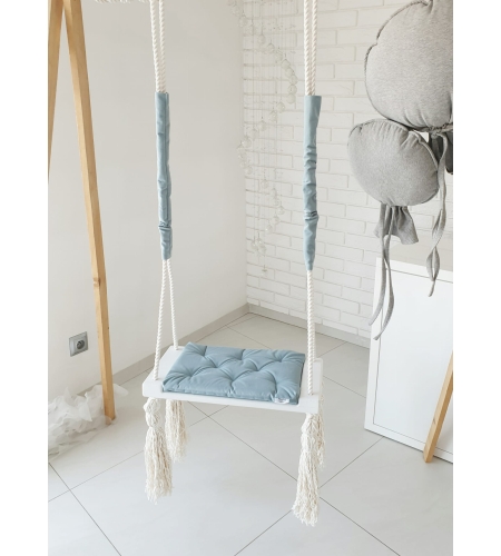 Hurmaava Vintage Lapsikeinu Sisäkäyttöön - Valko-Minttu