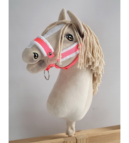 Karvariimu A3 kepparille  neonpinkki, valkoinen  karva