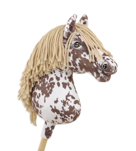 Keppihevonen - Hobby Horse Brown Leopard Beige Harja A3