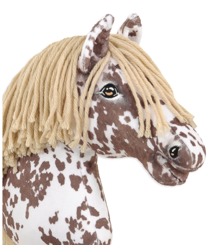 Keppihevonen - Hobby Horse Brown Leopard Beige Harja A3