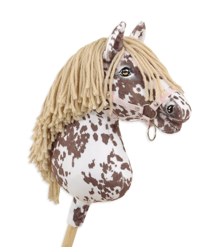 Keppihevonen - Hobby Horse Brown Leopard Beige Harja A3