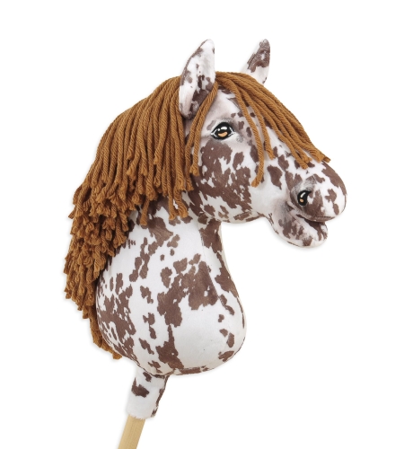 Keppihevonen - Hobby Horse A3 Brown Leopard Ruskea Harja