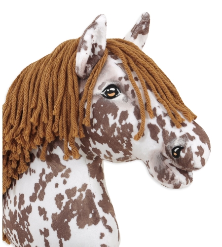 Keppihevonen - Hobby Horse A3 Brown Leopard Ruskea Harja