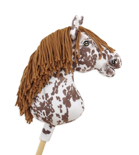 Keppihevonen - Hobby Horse A3 Brown Leopard Ruskea Harja