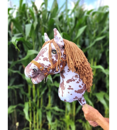 Keppihevonen - Hobby Horse A3 Brown Leopard Ruskea Harja