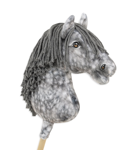 Keppihevonen - Hobby Horse A3 Dapple Gray Harmaa Harja