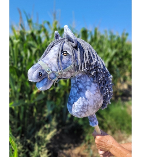 Keppihevonen - Hobby Horse A3 Dapple Gray Harmaa Harja