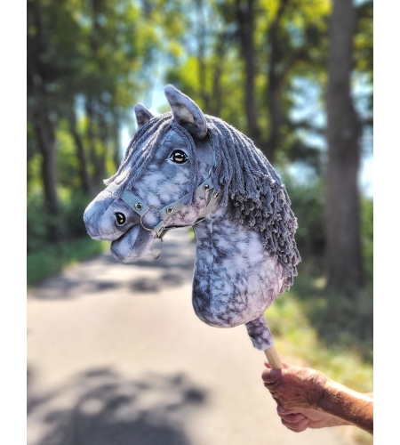 Keppihevonen - Hobby Horse A3 Dapple Gray Harmaa Harja