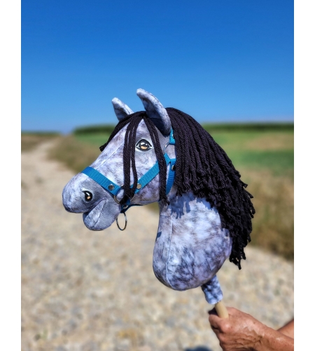 Keppihevonen - Hobby Horse A3 Dapple Gray Musta Harja
