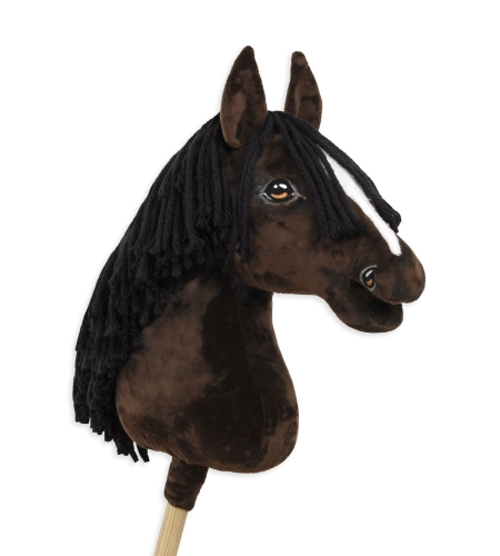 Keppihevonen - Hobby Horse dark bay horse