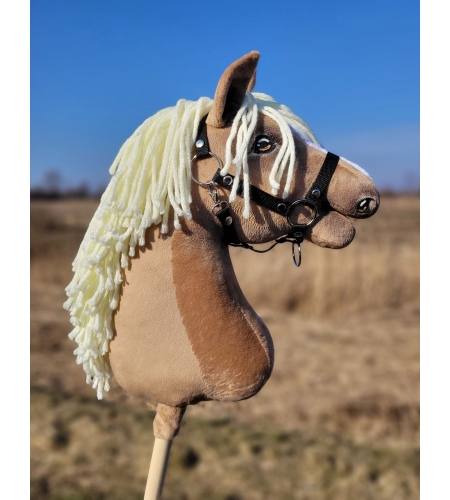 Keppihevonen - Hobby Horse A3 Haflinger-Hevonen, Vaalea Harja