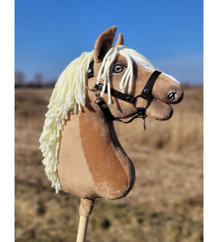 Keppihevonen - Hobby Horse A3 Haflinger-Hevonen, Vaalea Harja