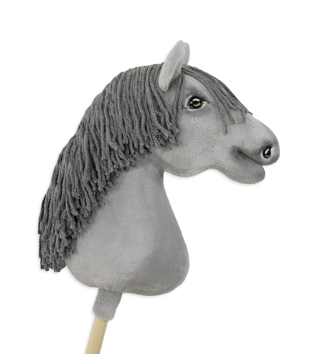 Keppihevonen - Hobby Horse A3 Harmaa Hevonen, Harmaa Harja