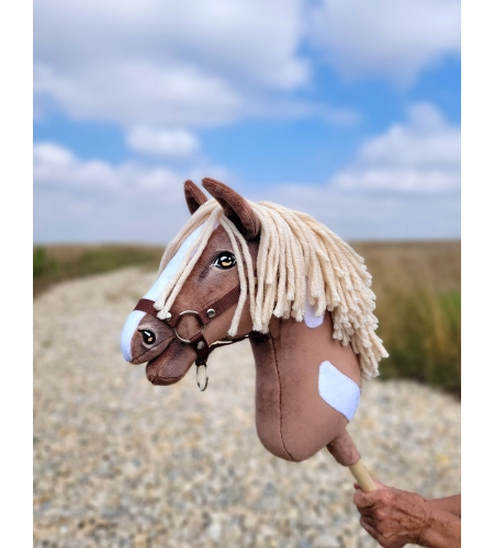 Keppihevonen - Hobby Horse A3 Mustang Bay Beige Harja