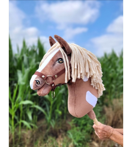 Keppihevonen - Hobby Horse A3 Mustang Bay Beige Harja