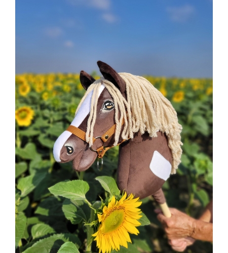 Keppihevonen - Hobby Horse A3 Mustang Western Dark Bay Beige Harja