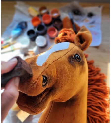 Keppihevonen - Hobby Horse A3 Ruunikko Hevonen