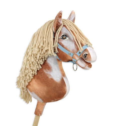Keppihevonen - Hobby Horse A3 Tobiano BeigeHarja