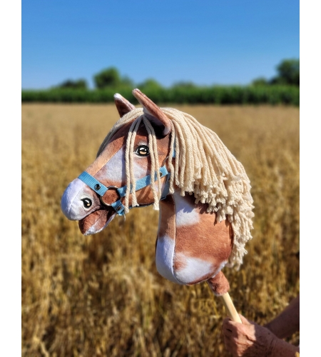 Keppihevonen - Hobby Horse A3 Tobiano BeigeHarja