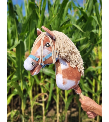 Keppihevonen - Hobby Horse A3 Tobiano BeigeHarja