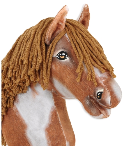 Keppihevonen - Hobby Horse A3 Tobiano Ruskea Harja