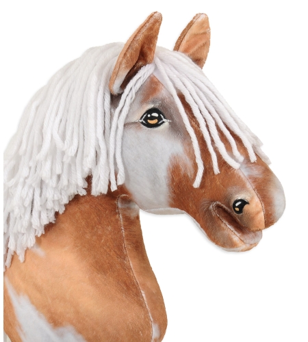 Keppihevonen - Hobby Horse A3 Tobiano Valkoinen Harja