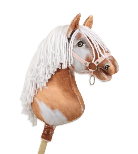 Keppihevonen - Hobby Horse A3 Tobiano Valkoinen Harja