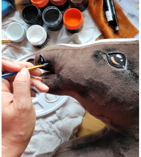 Keppihevonen - Hobby Horse A3 Tumma Punaruunikko Musta Harja