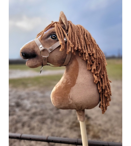 Keppihevonen - Hobby Horse A3 Vaalea Ruunikko Hevonen, Vaalea Harja