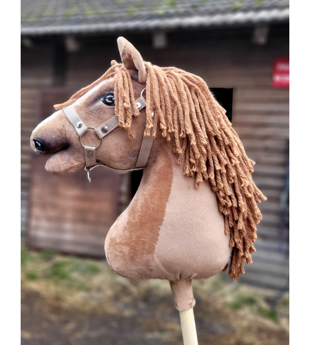 Keppihevonen - Hobby Horse A3 Vaalea Ruunikko Hevonen, Vaalea Harja