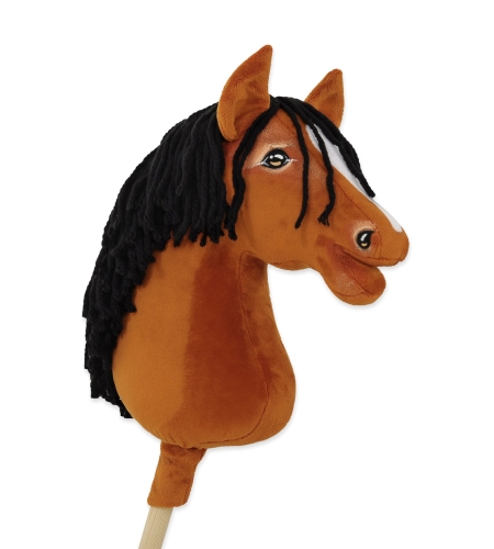 Keppihevonen - Hobby Horse A3 Vaaleanruunikko Hevonen, Musta harja