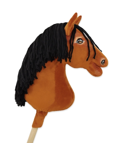 Keppihevonen - Hobby Horse A3 Vaaleanruunikko Hevonen, Musta harja