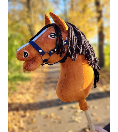 Keppihevonen - Hobby Horse A3 Vaaleanruunikko Hevonen, Musta harja