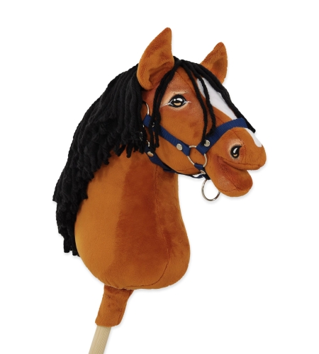 Keppihevonen - Hobby Horse A3 Vaaleanruunikko Hevonen, Musta harja