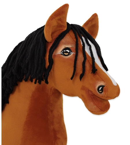 Keppihevonen - Hobby Horse A3 Vaaleanruunikko Hevonen, Musta harja